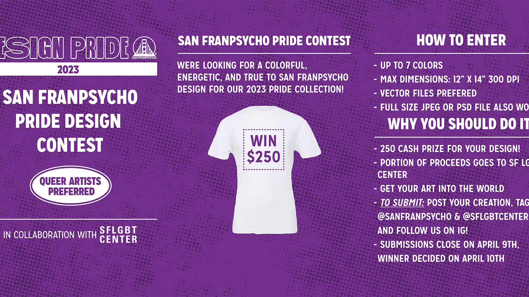 SFP x SF LGBT Center Pride Design Contest