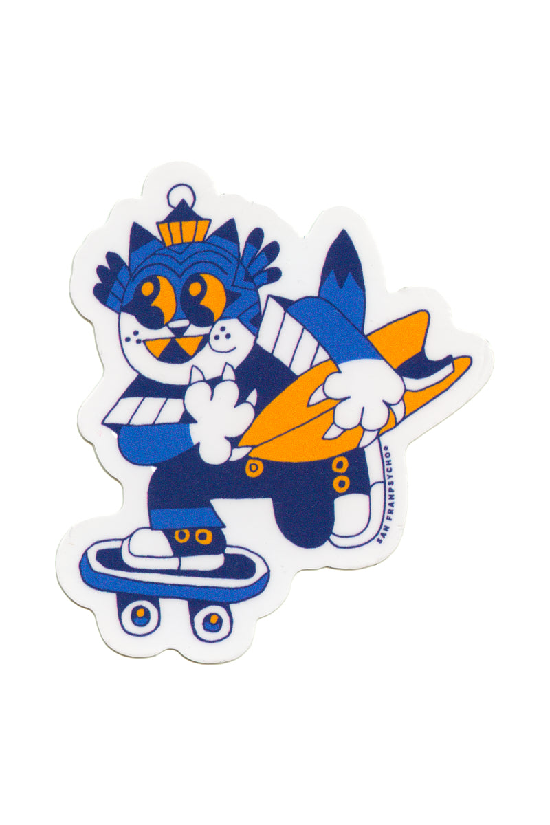 cat purrsh sticker