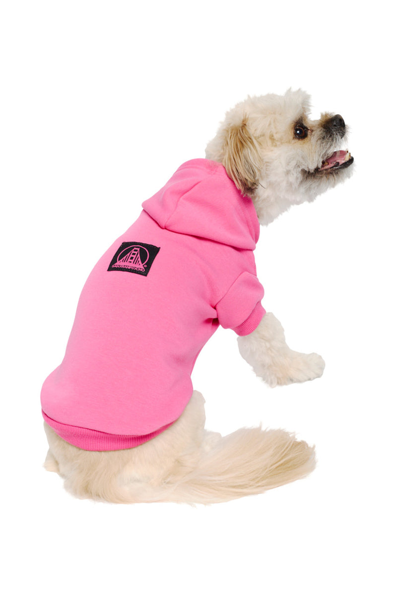 Pink online dog hoodie