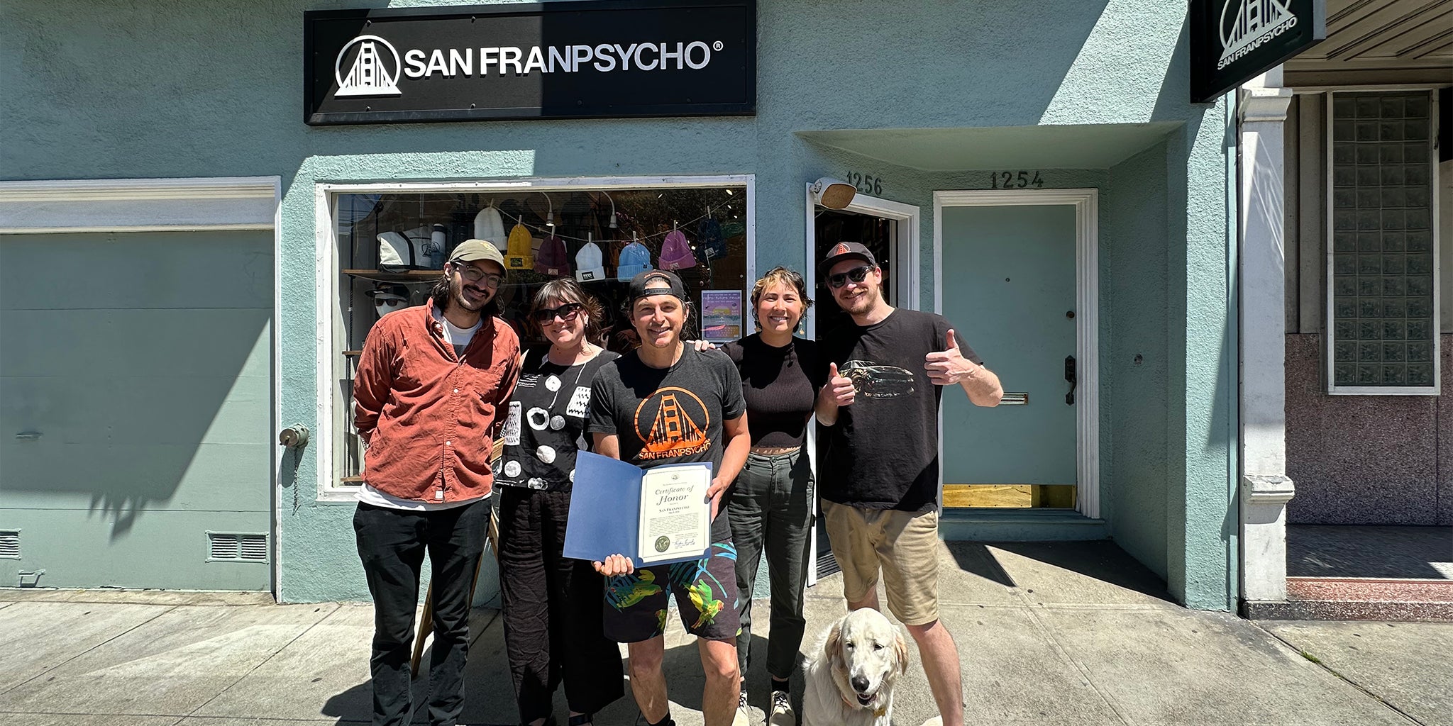 SF Certificate of Honor Small Business Award