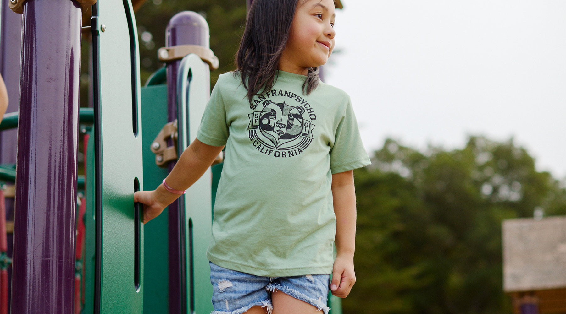 boy wearing san franpsycho kids hoodie