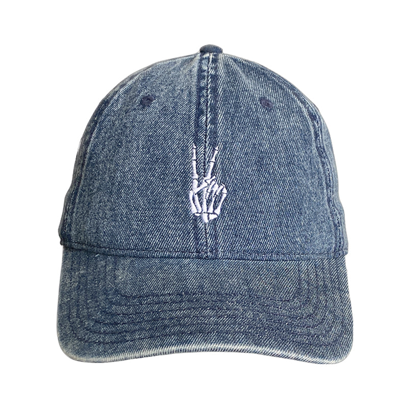 Embroidered Logo Snapback - Red & Gold