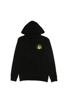 The Surf Trip Pullover Hoodie is a unisex pullover made from a cozy poly/cotton blend. It features a front pouch pocket and vibrant graphic design on the chest, ideal for casual outings.